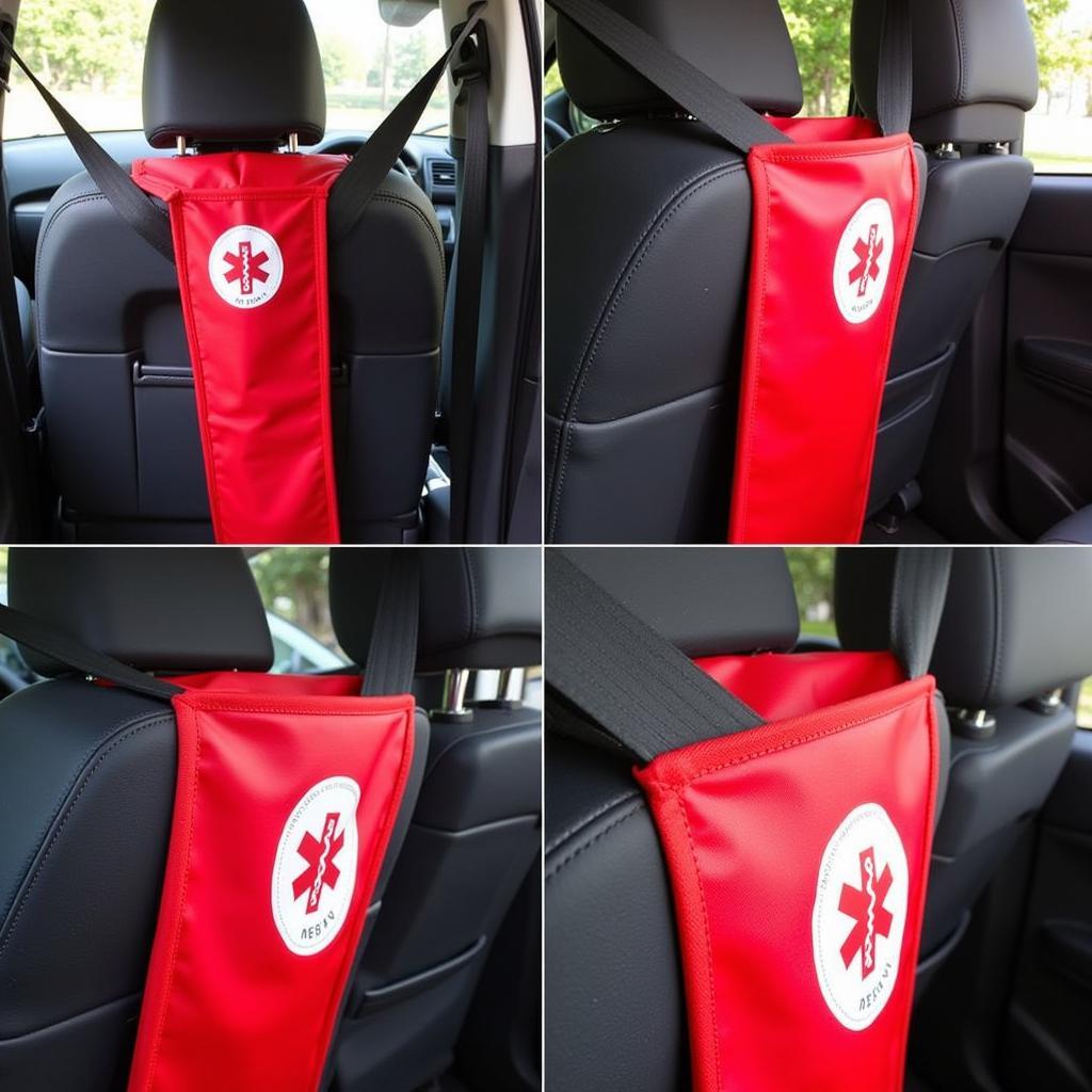 Medical Alert Seat Belt Cover for Emergency Responders