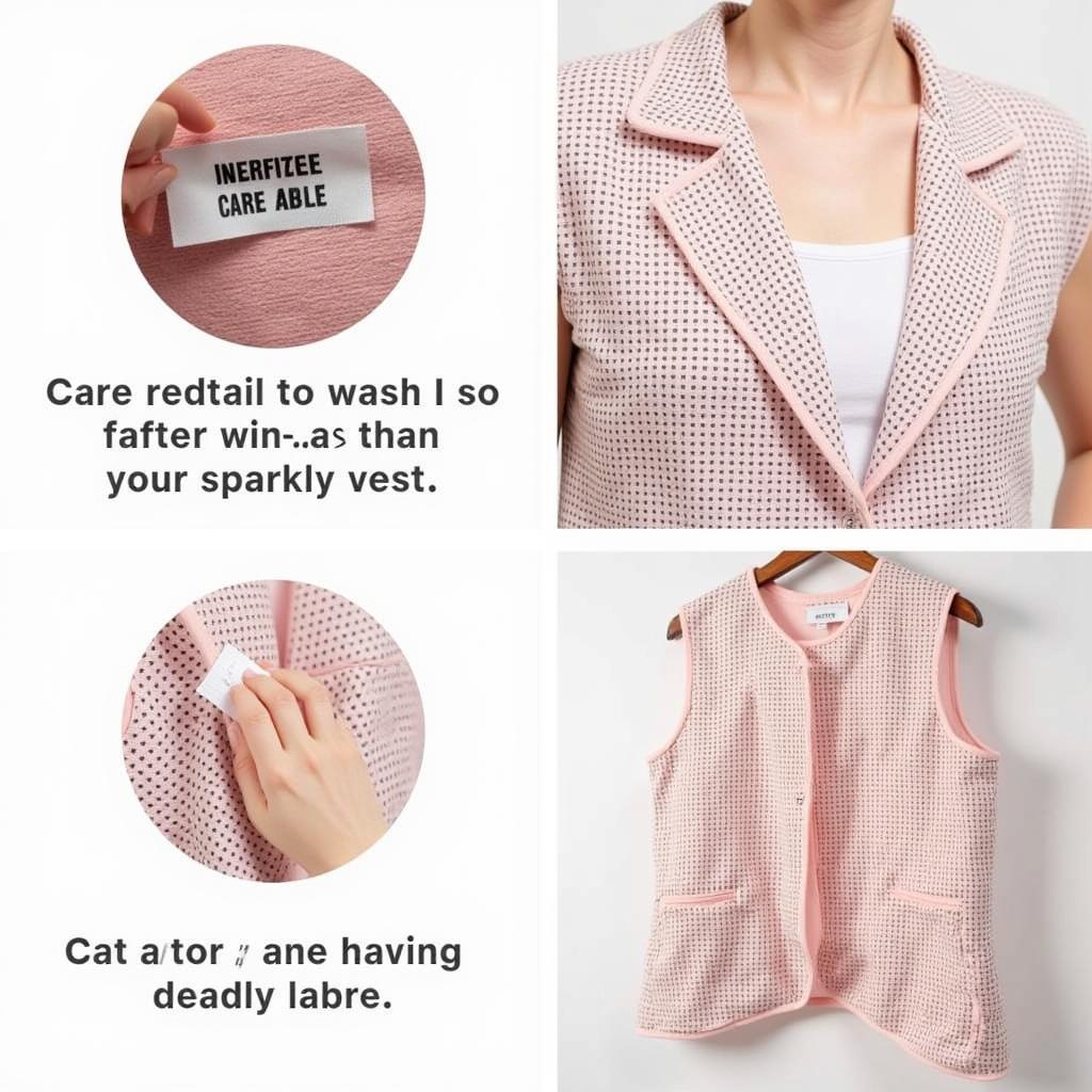 Caring for Your Sparkly Vest