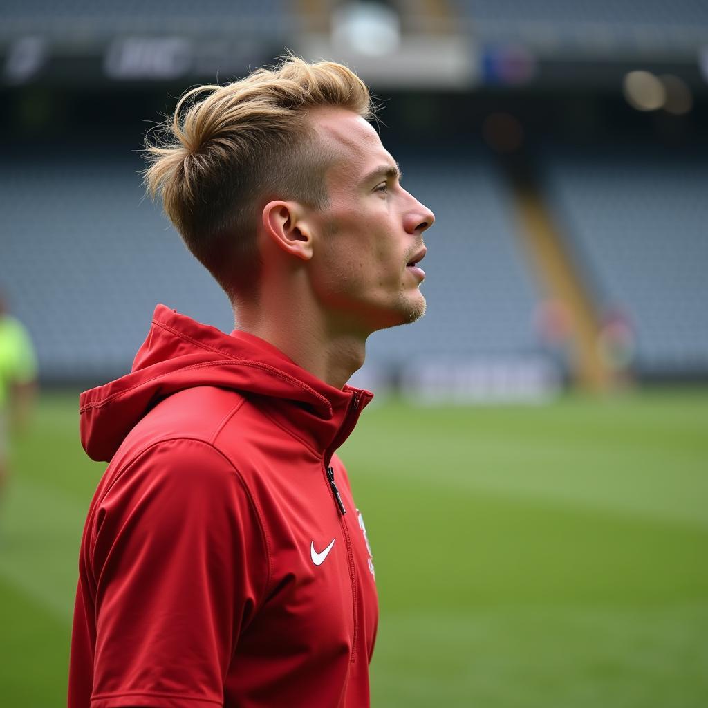 Frenkie de Jong visualizing success during training