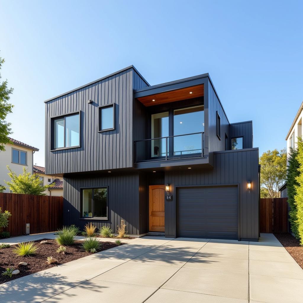 Modern Metal Building Home in San Diego