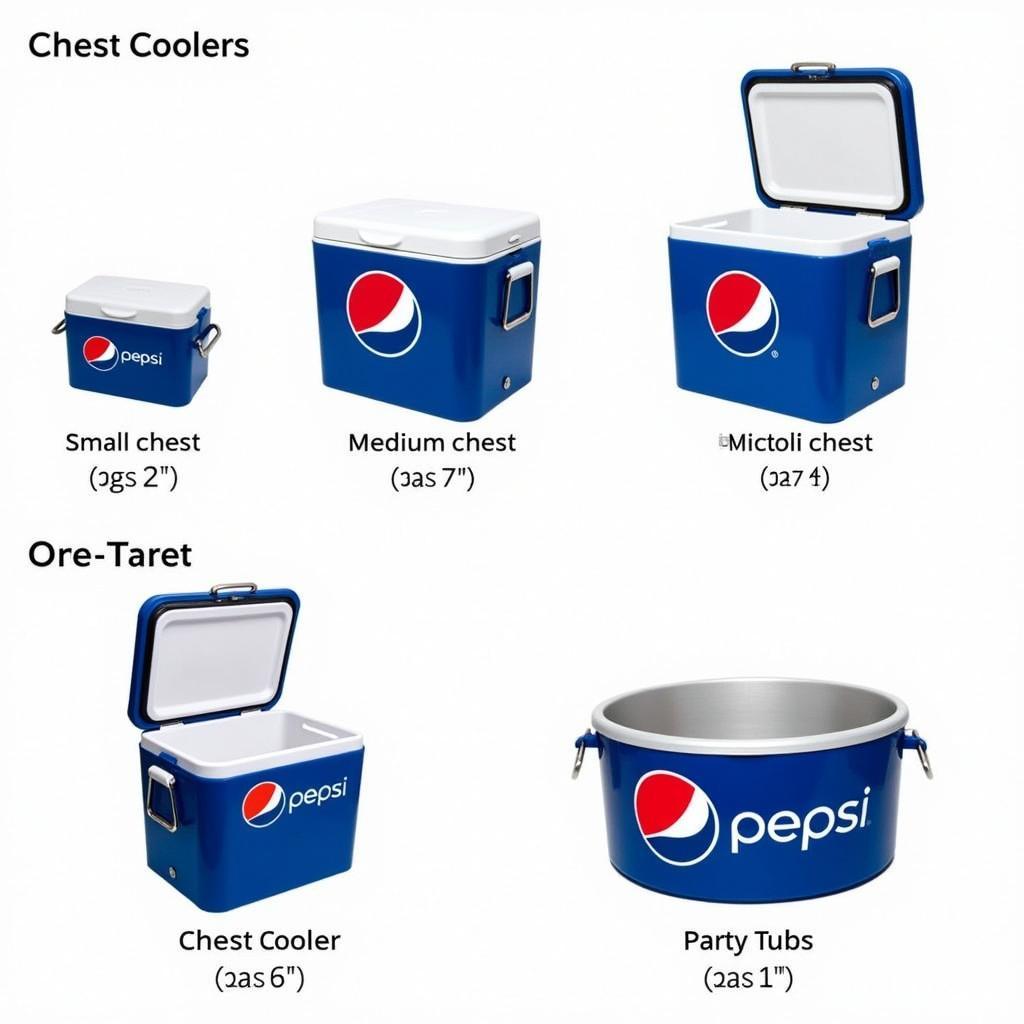 Different Types of Metal Pepsi Coolers