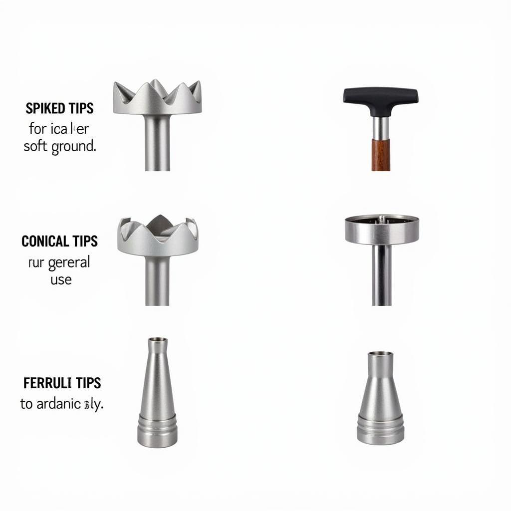 Metal Walking Stick Tips for Different Terrains