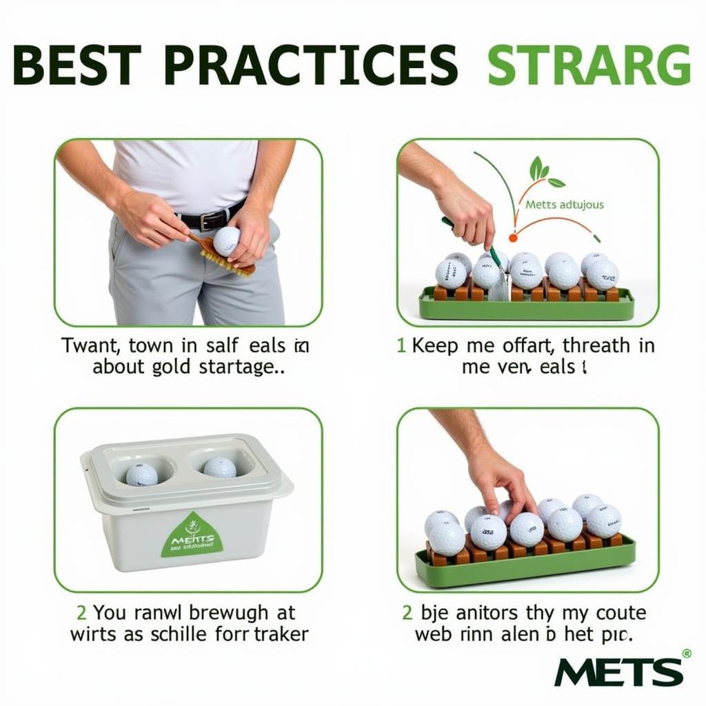 Proper Cleaning and Storage of Mets Golf Balls