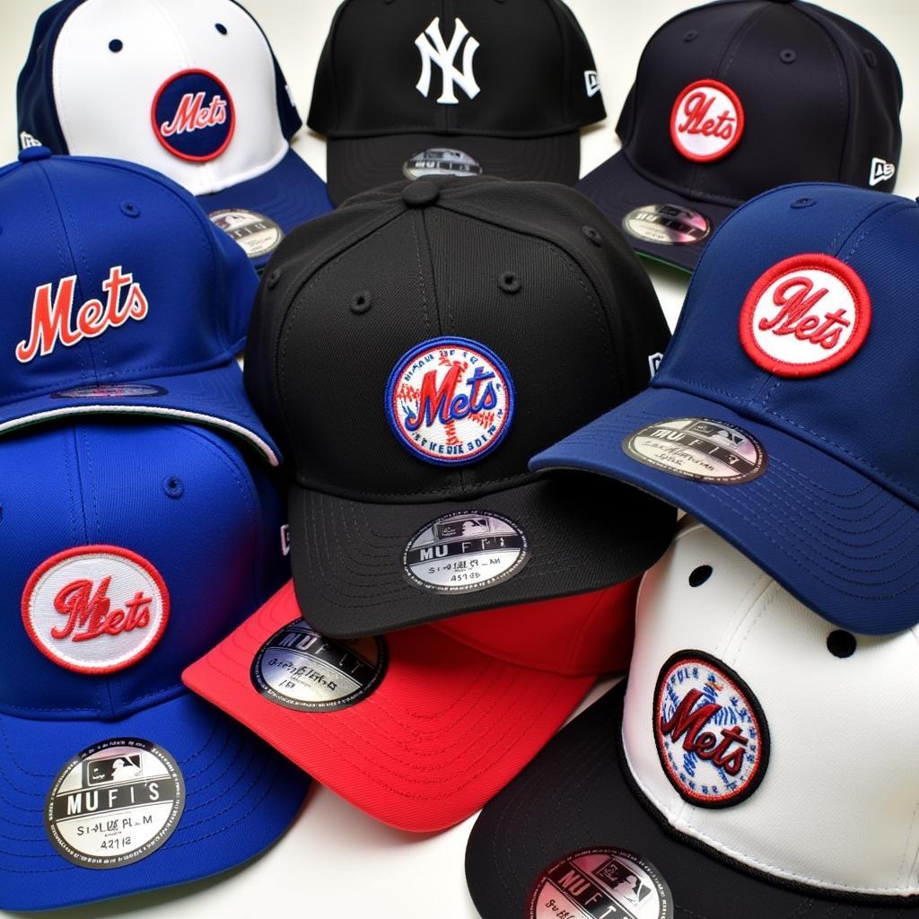 New York Mets and Yankees Subway Series Hats