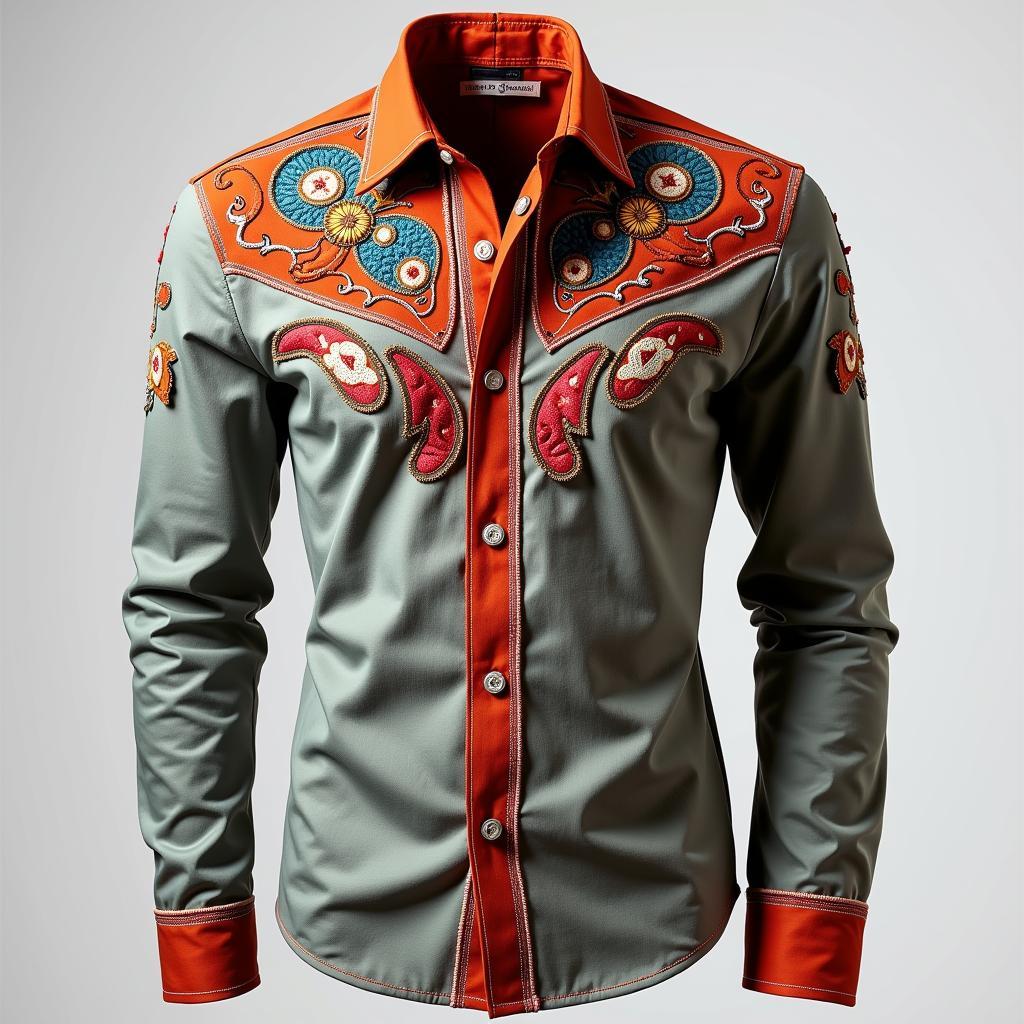 Modern Interpretation of the Mexican Cowboy Shirt