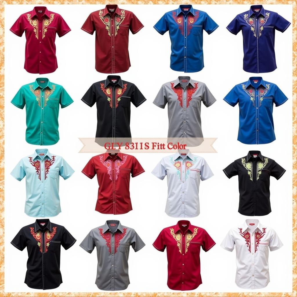 Mexican Cowboy Shirts in Various Styles