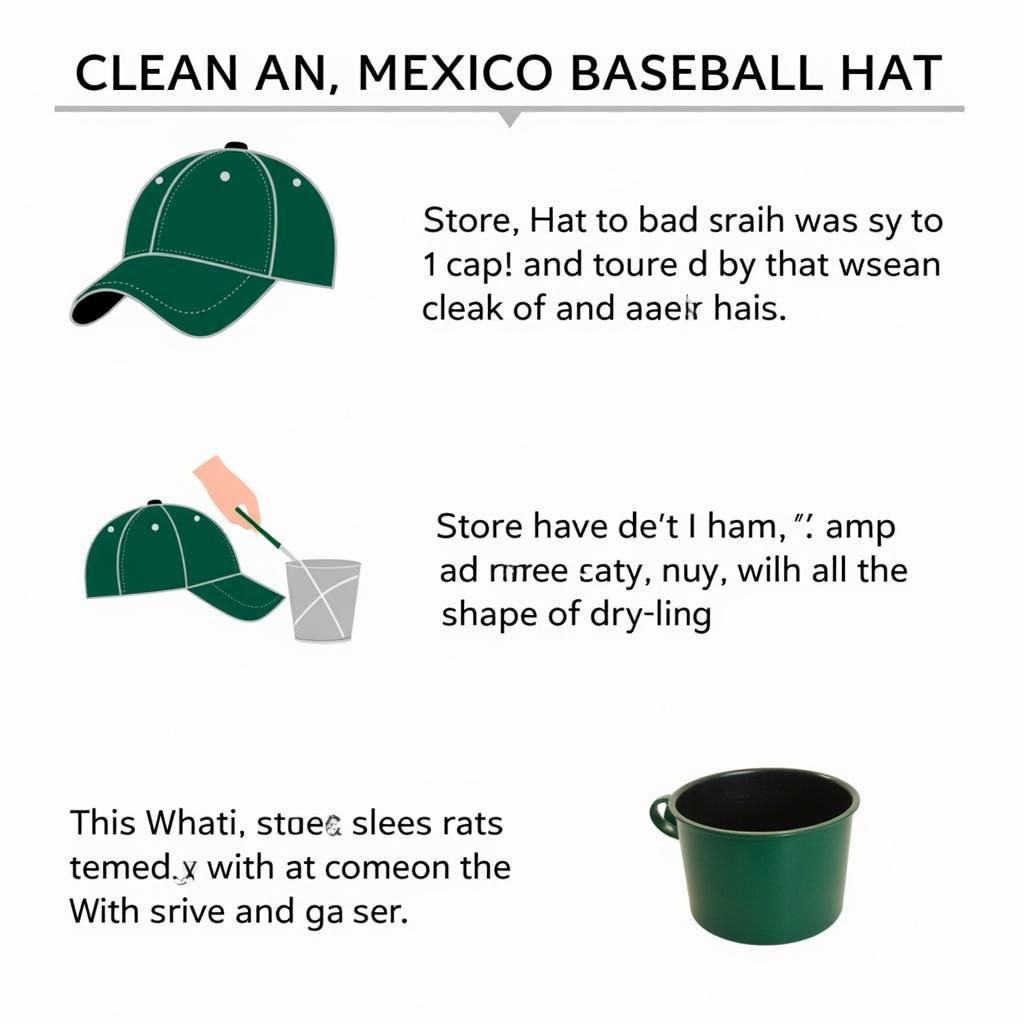 Cleaning and Storing a Mexico Baseball Hat