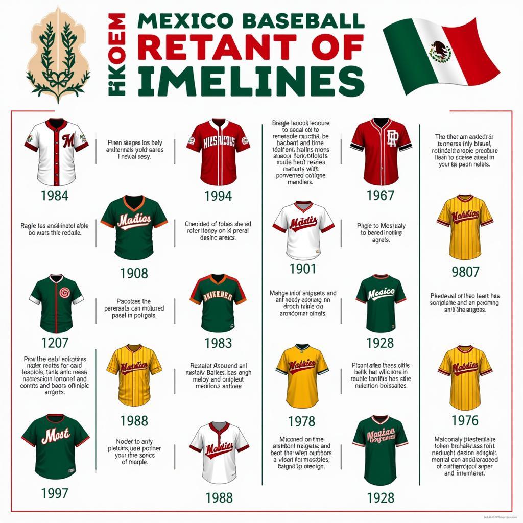 Historical Evolution of Mexico Baseball Jerseys