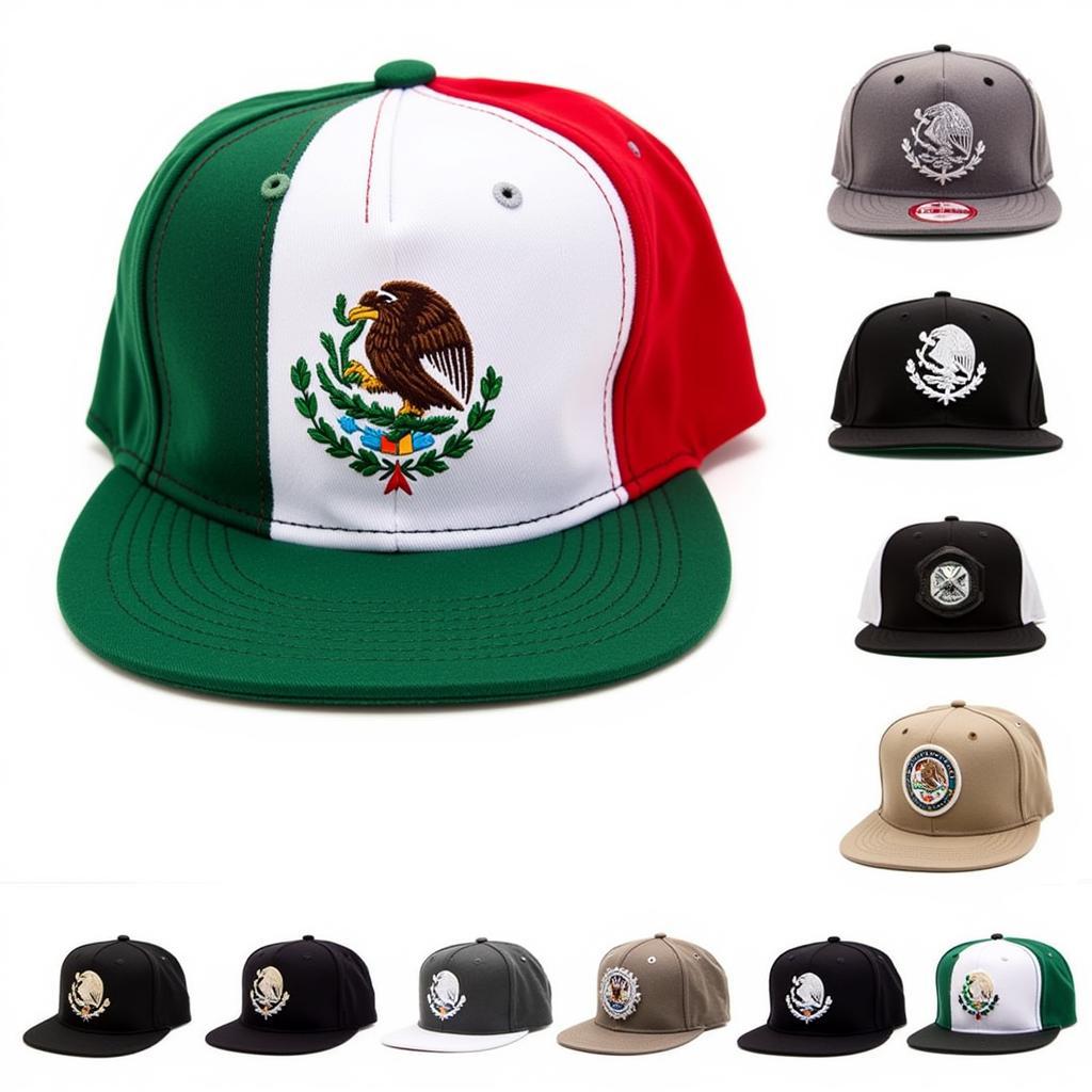 Different Styles of Mexico Snapback Hats