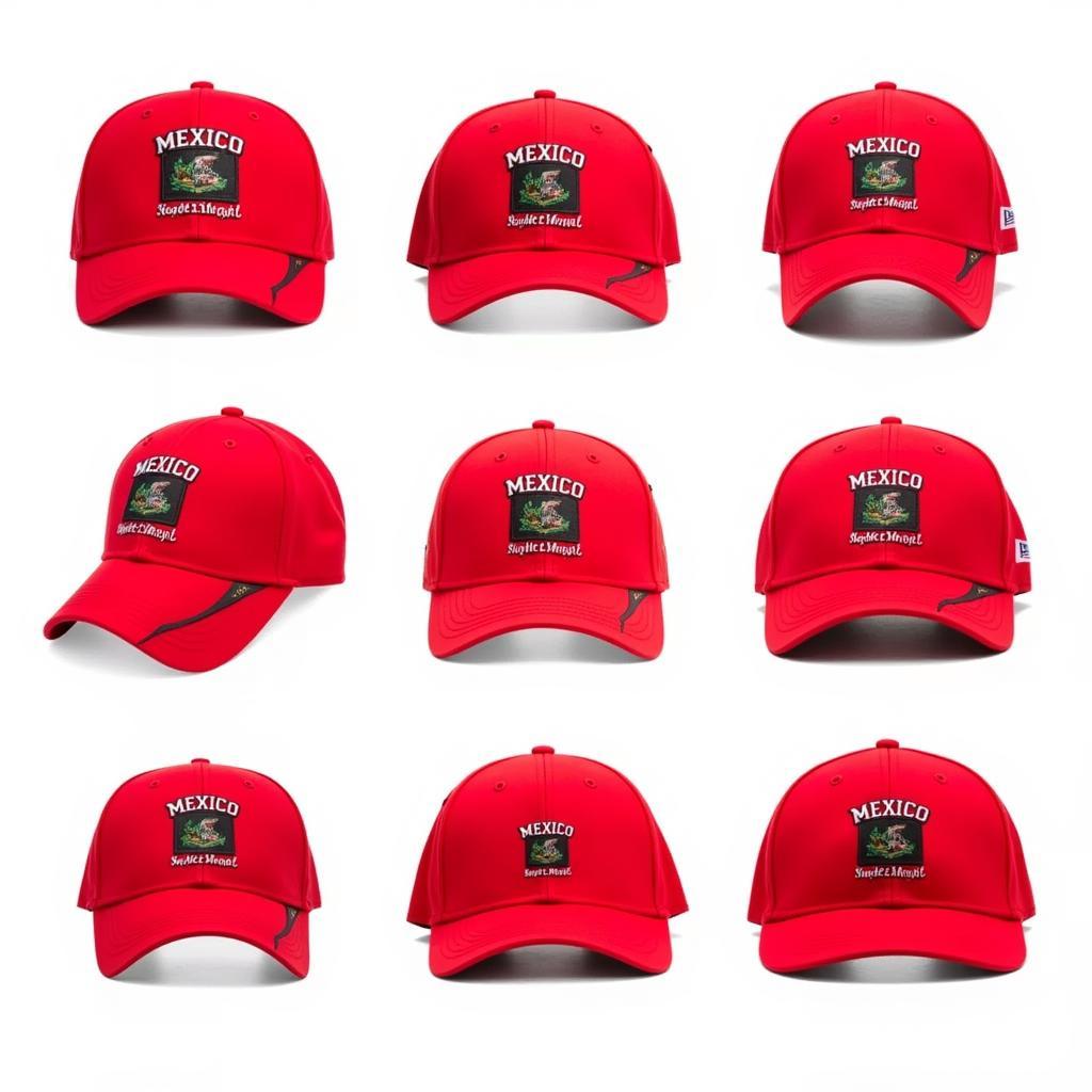 Mexico WBC Hat Red Different Styles