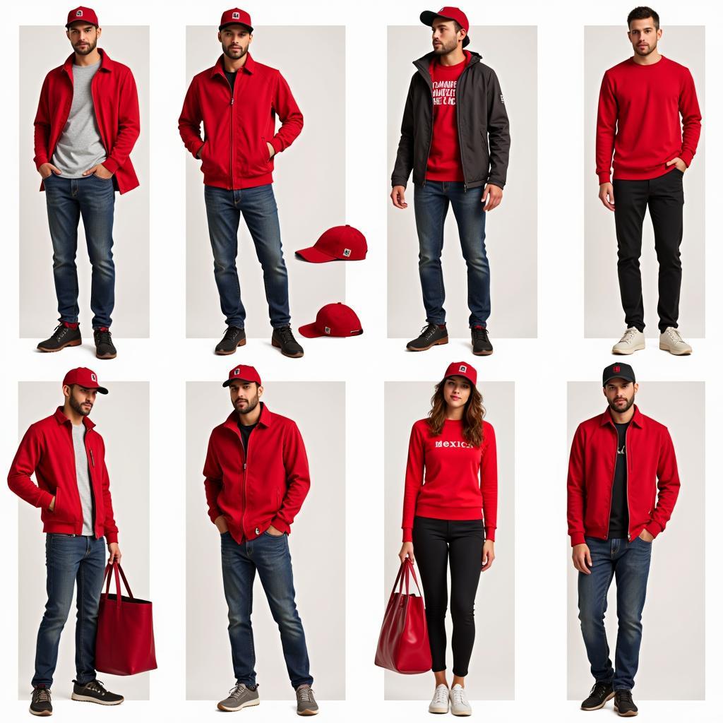 Mexico WBC Hat Red Outfit Ideas