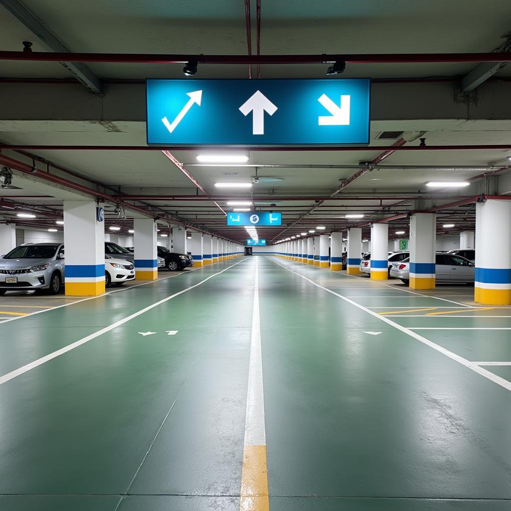 Miami Parking Garage Interior