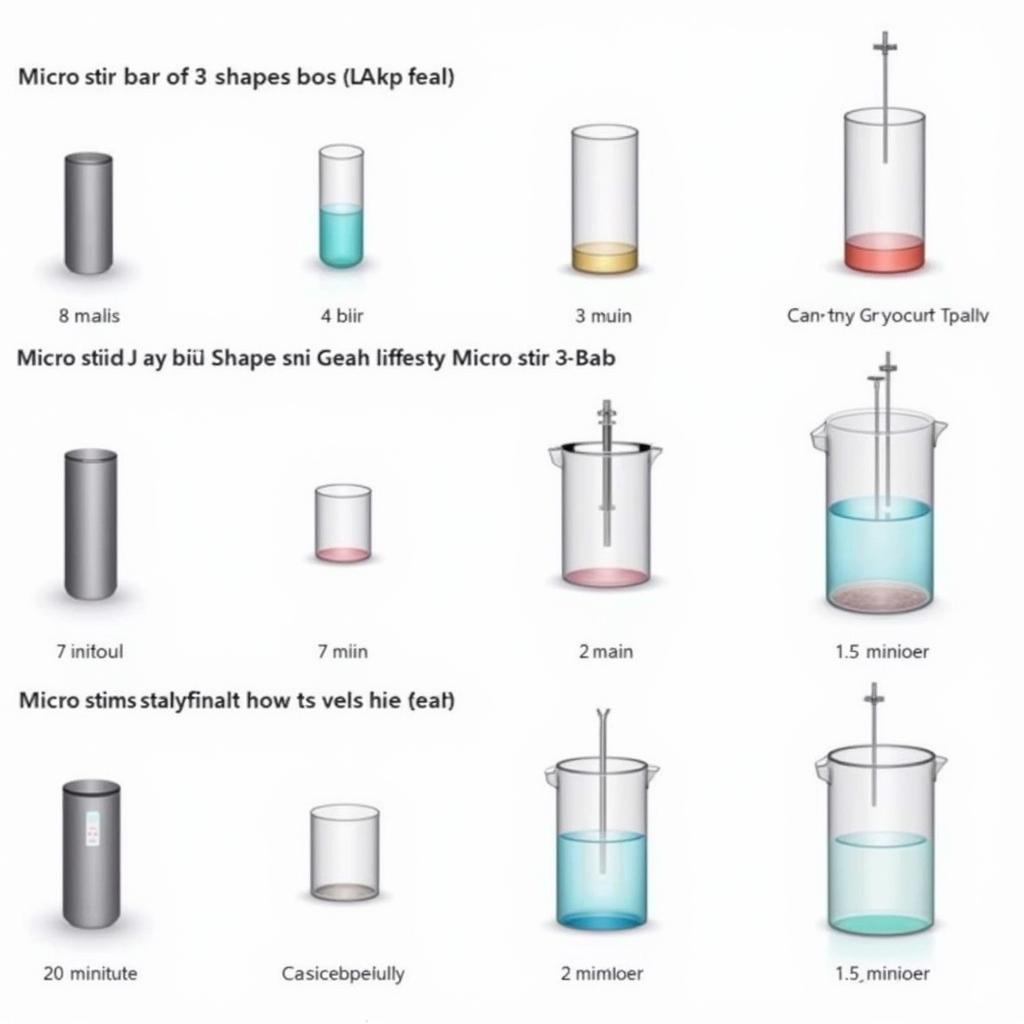 Various Shapes of Micro Stir Bars