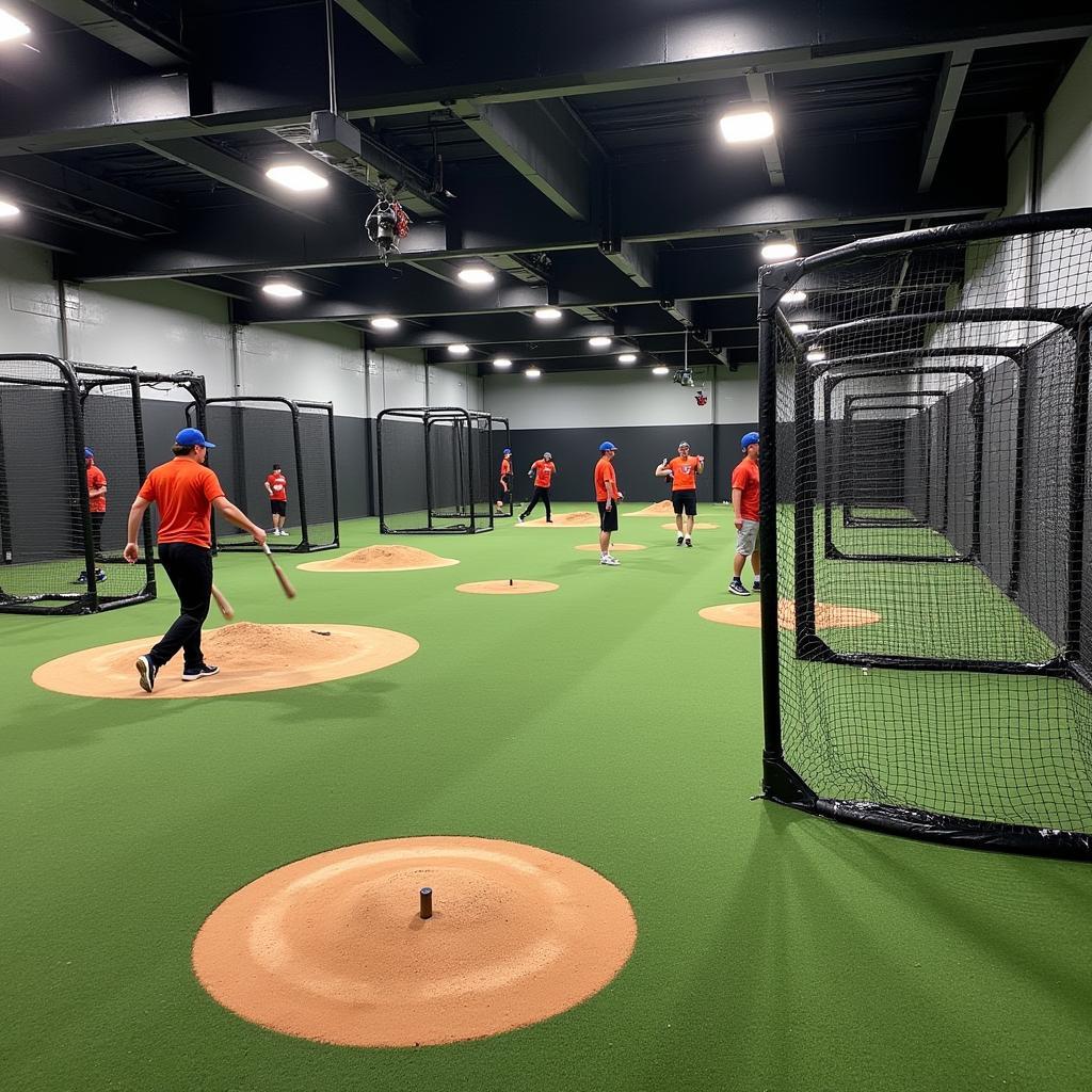 Baseball and softball training facility in Middleton