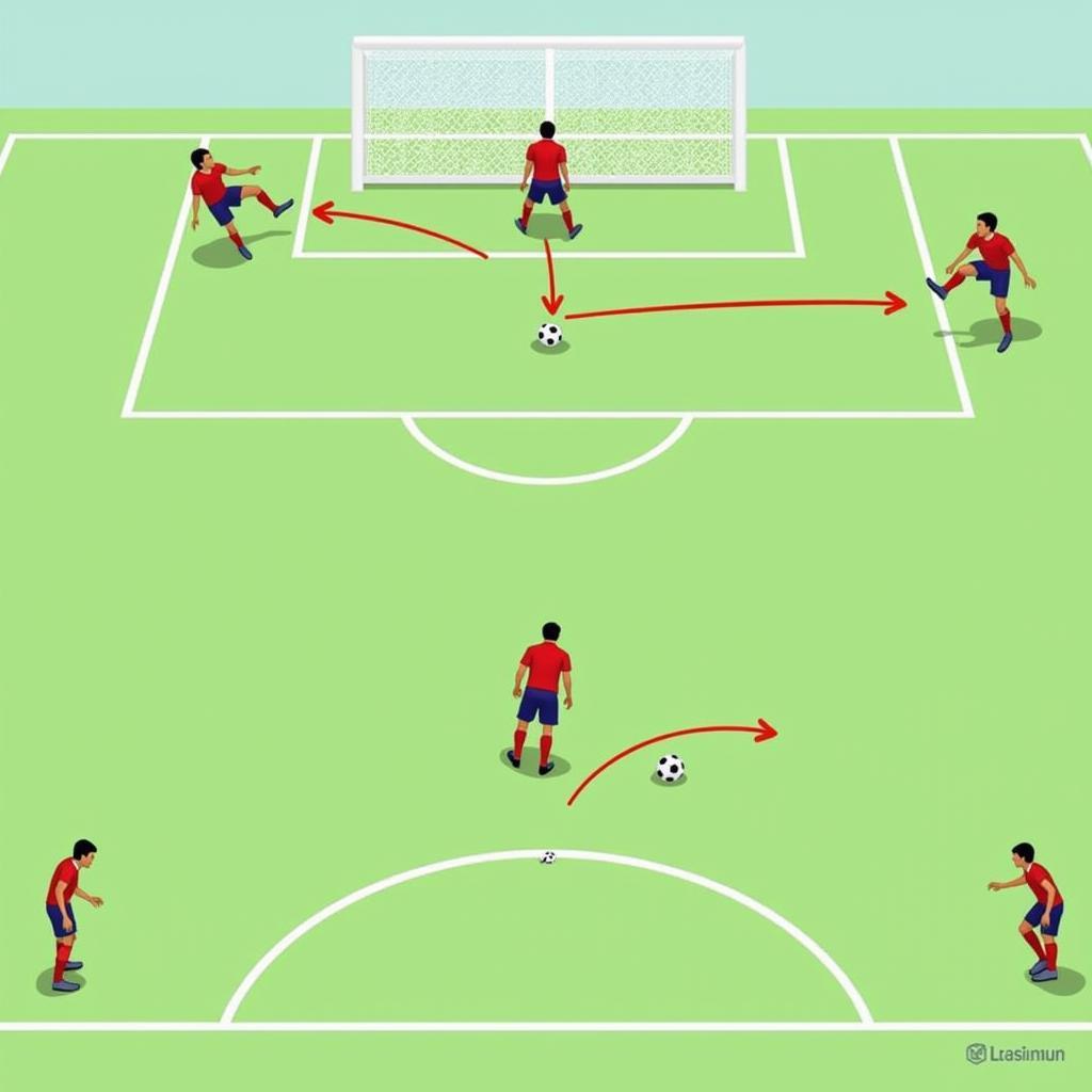 Midfielder Controlling the Tempo of the Game