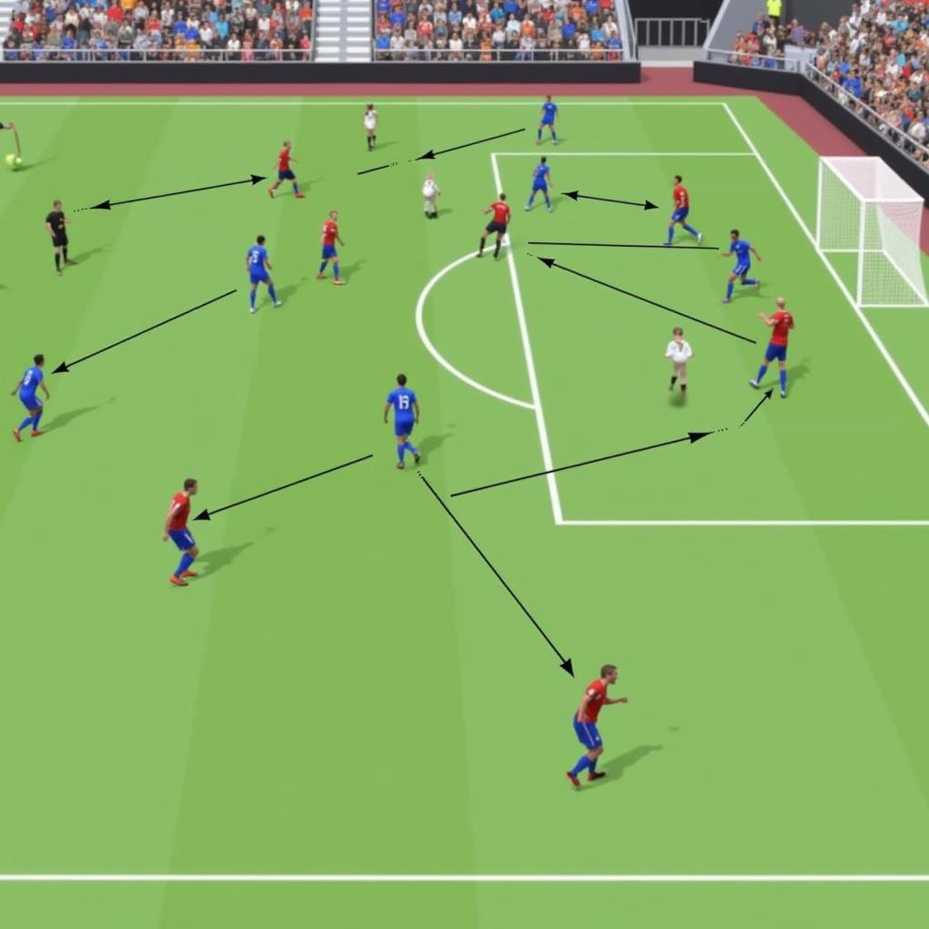 Strategic Decision Making in Football Midfield