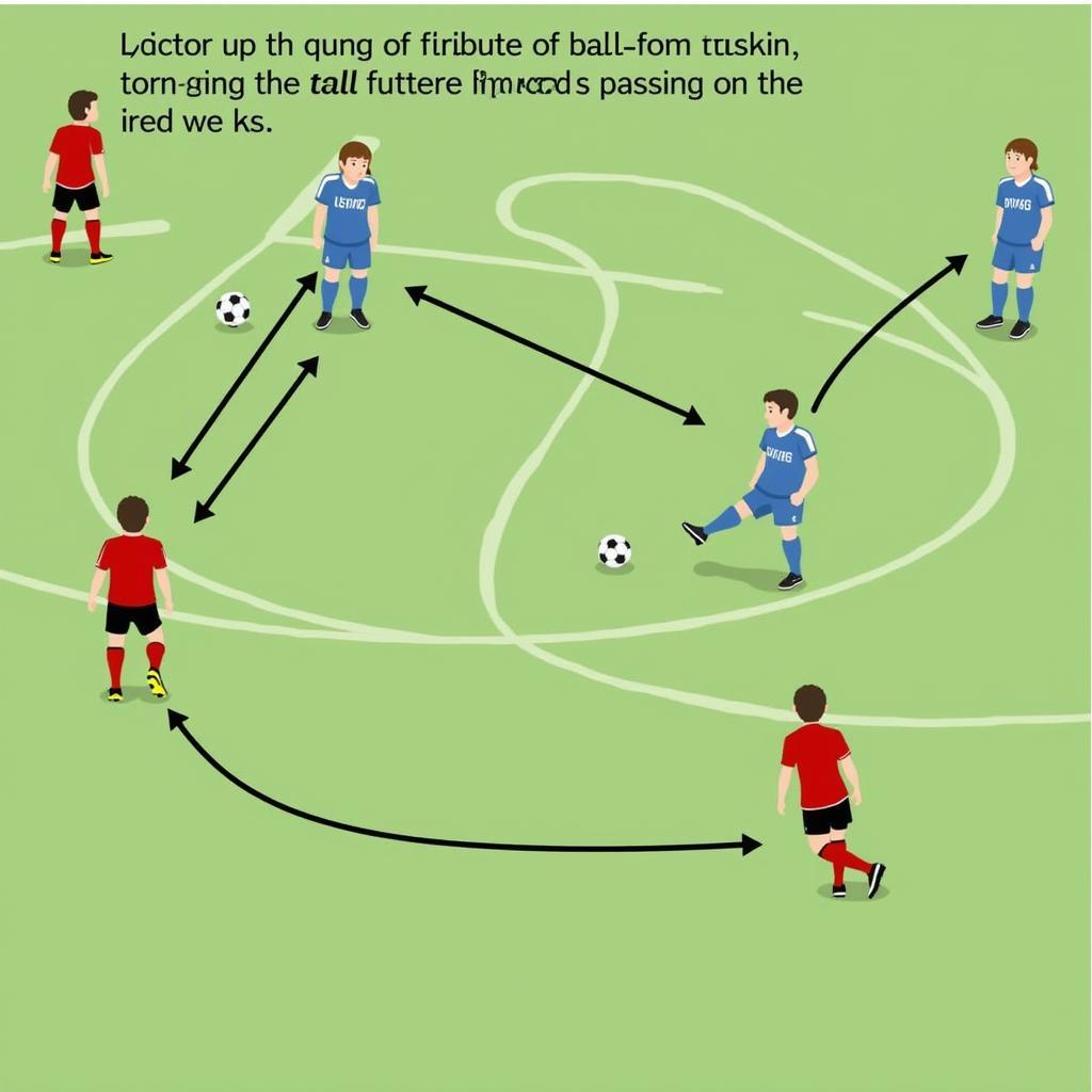 Midfielder Transitioning From Defense to Attack