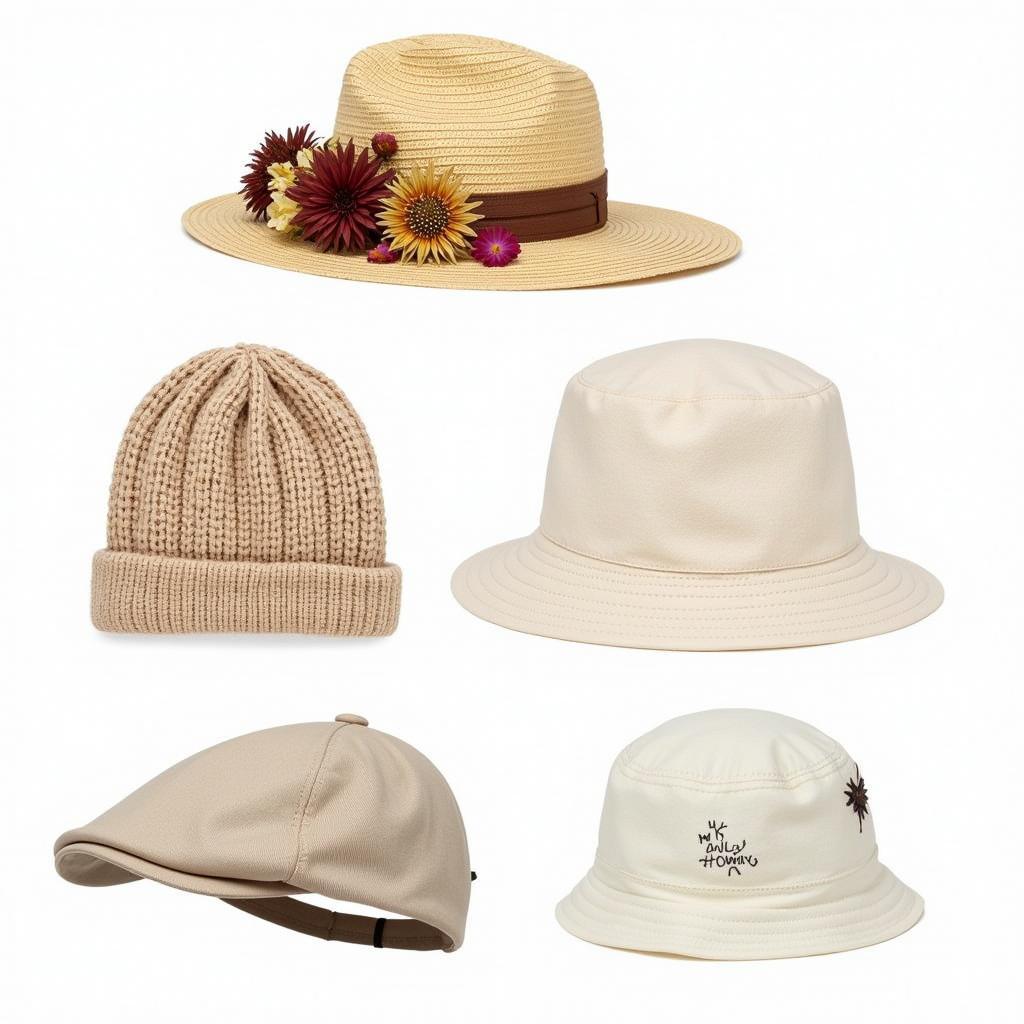 Various Milk and Honey Hat Styles