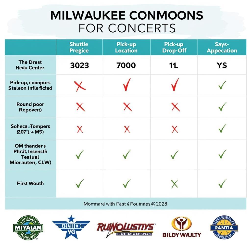 Milwaukee Concert Shuttle Options