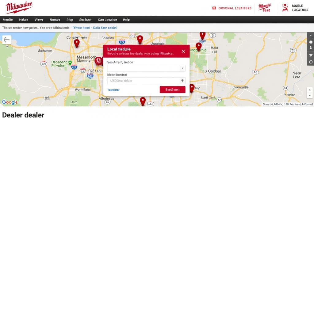 Milwaukee Dealer Locator
