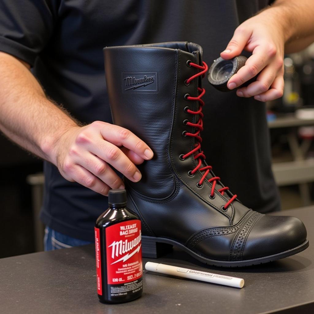 Milwaukee Motorcycle Boot Maintenance