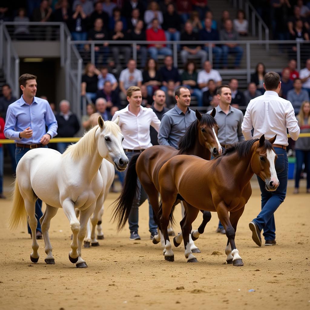 Miniature Horse Show Competition in the Northwest