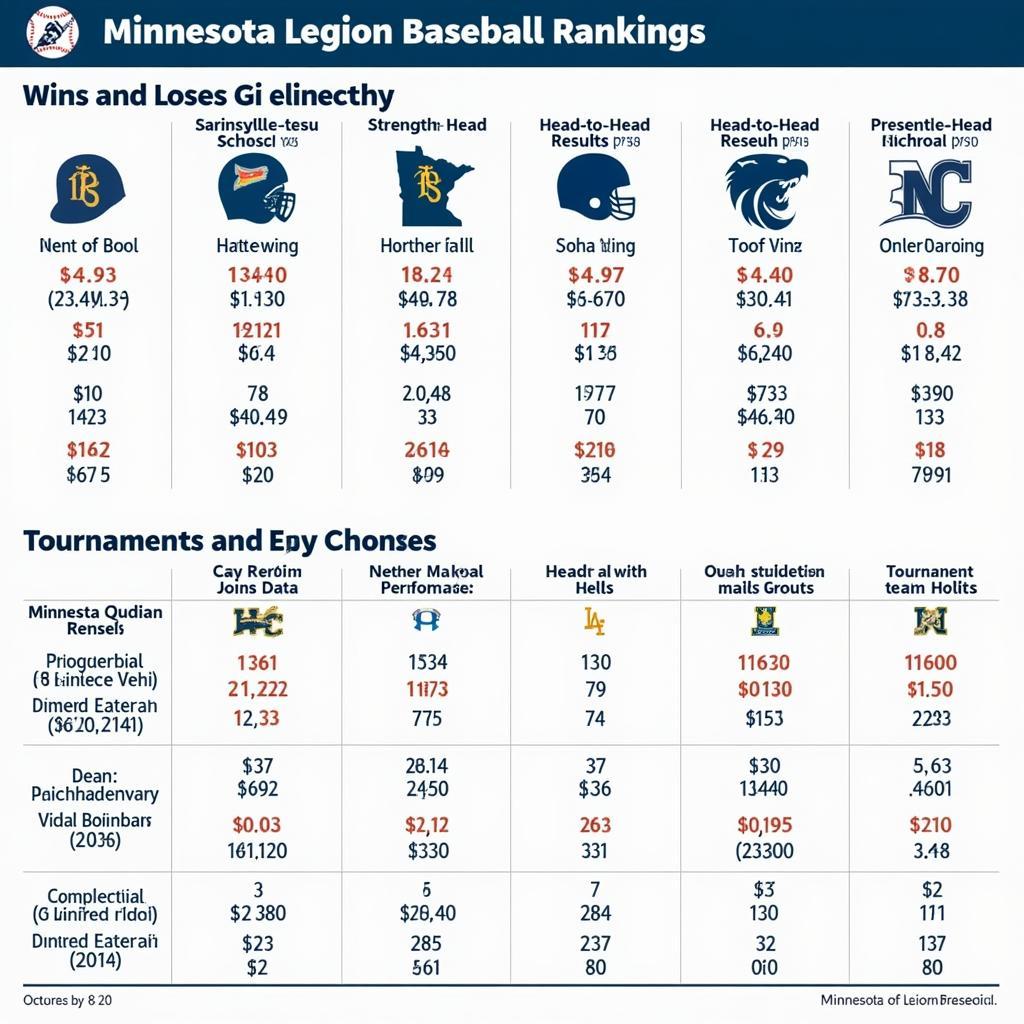 Minnesota Legion Baseball Ranking Factors