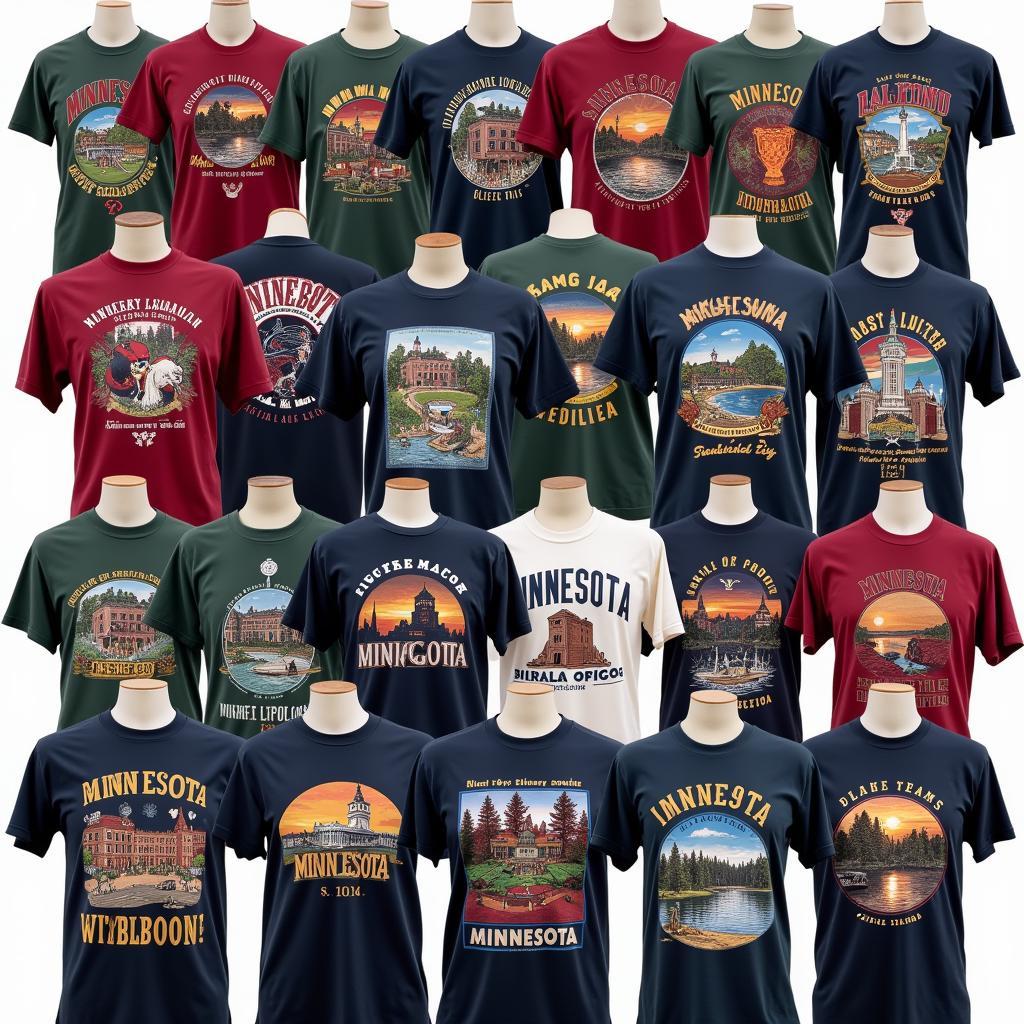 Variety of Minnesota Tee Shirts Designs