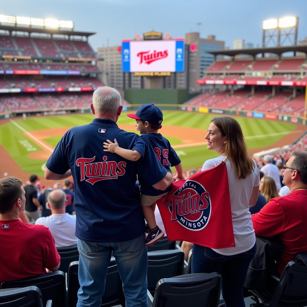 Minnesota Twins Flag passed through generations