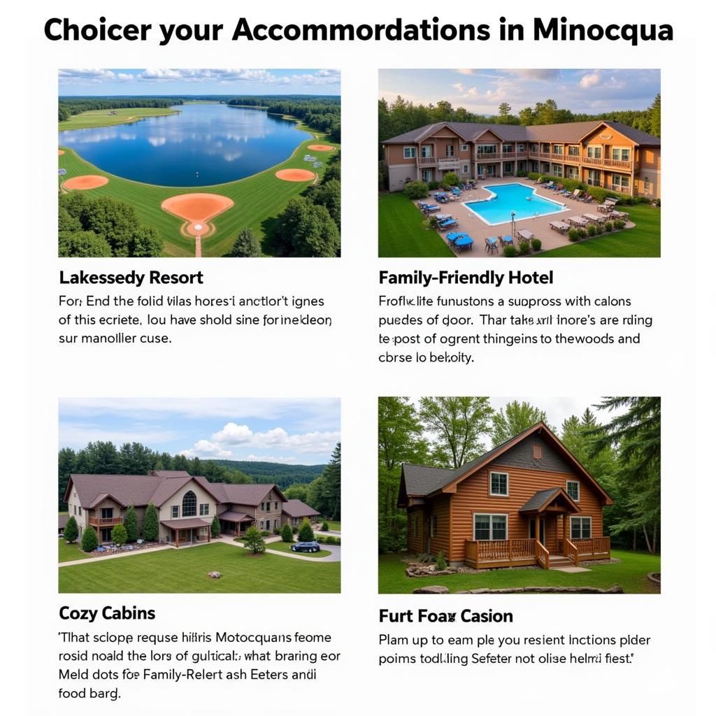 Minocqua Baseball Tournament Accommodation Options