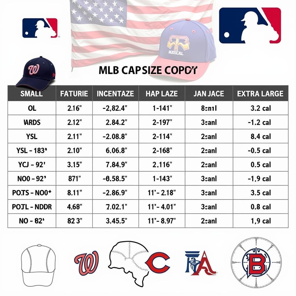 MLB Cap Size Chart Guide