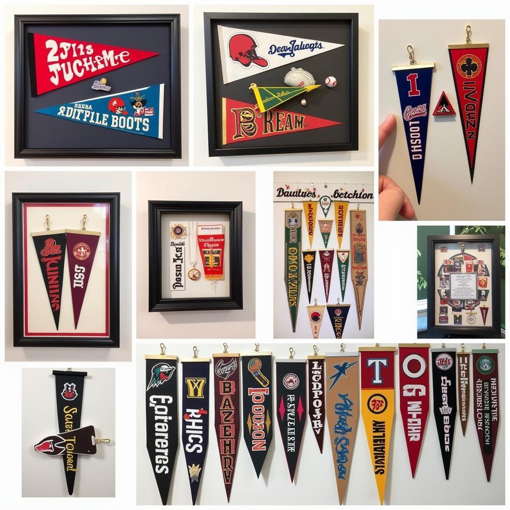 MLB Mini Pennant Set Display Ideas