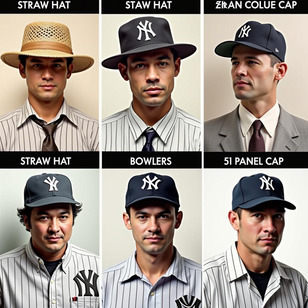 MLB Umpire Hats Through Time