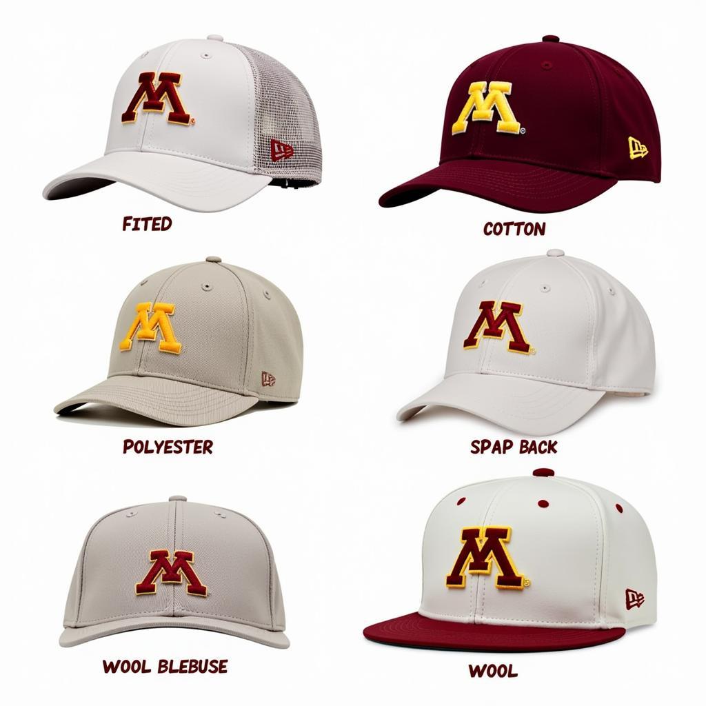 Minnesota Baseball Hat Styles and Materials