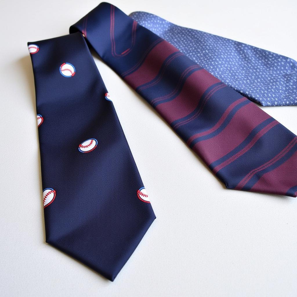 Modern Baseball Necktie Styles: Subtle Details and Contemporary Designs