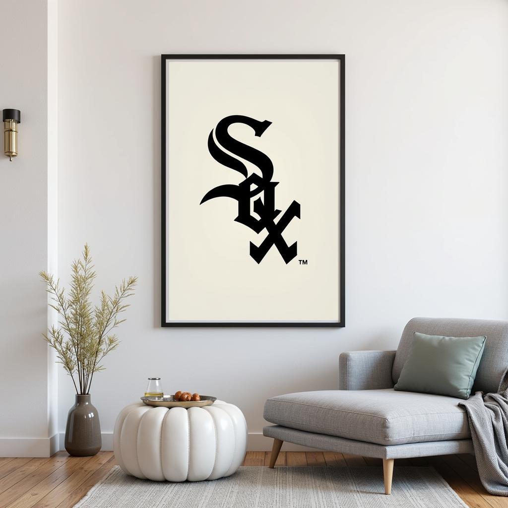 Modern Chicago White Sox Minimalist Poster