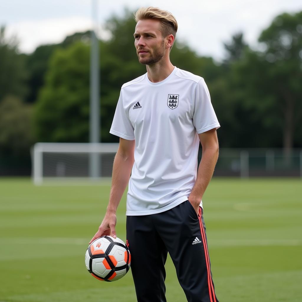 Frenkie de Jong in Training Gear