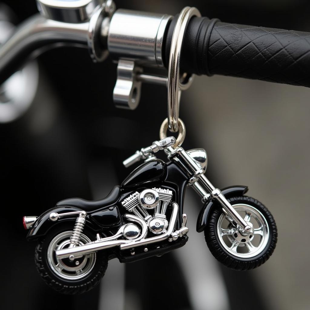 Motorcycle Bottle Opener Keychain