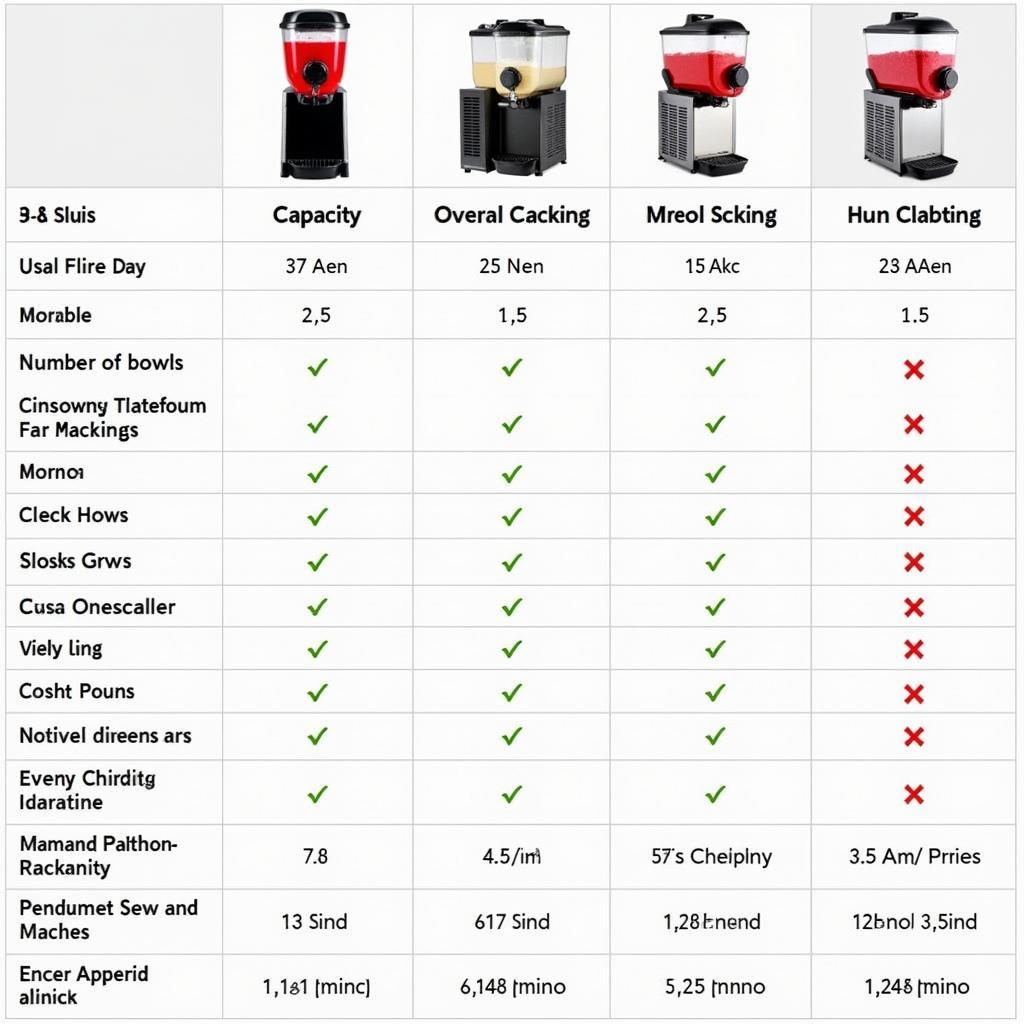 Comparison of Different Mr Slush Machine Models