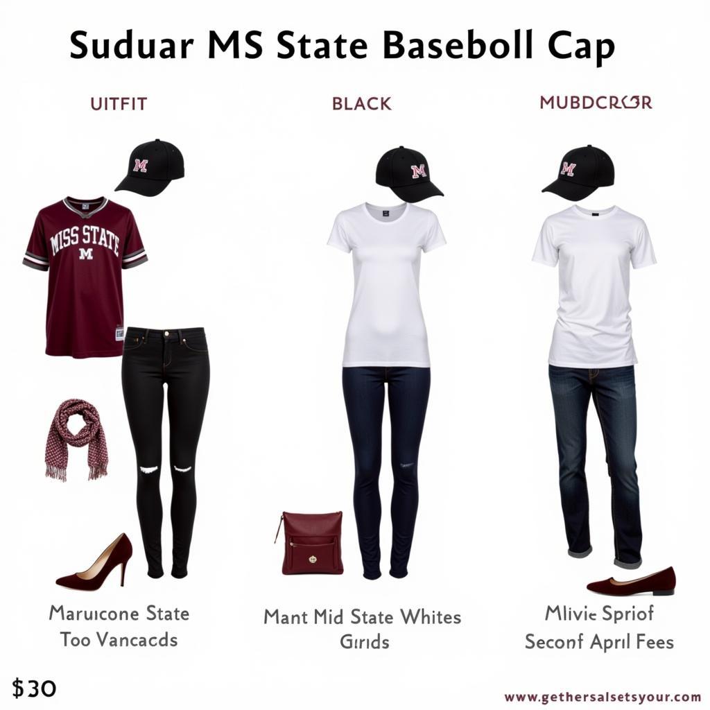 MS State Baseball Cap Outfit Ideas