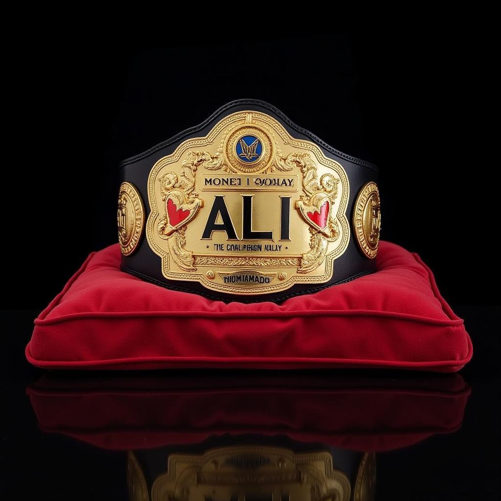 Muhammad Ali Signed Championship Belt