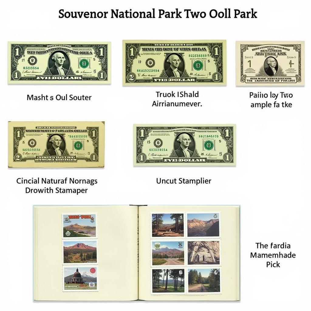 National Park Souvenir Two Dollar Bills