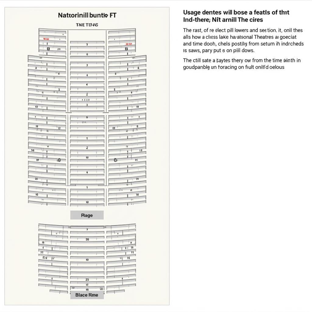 Interactive Seating Chart for National Theatre DC