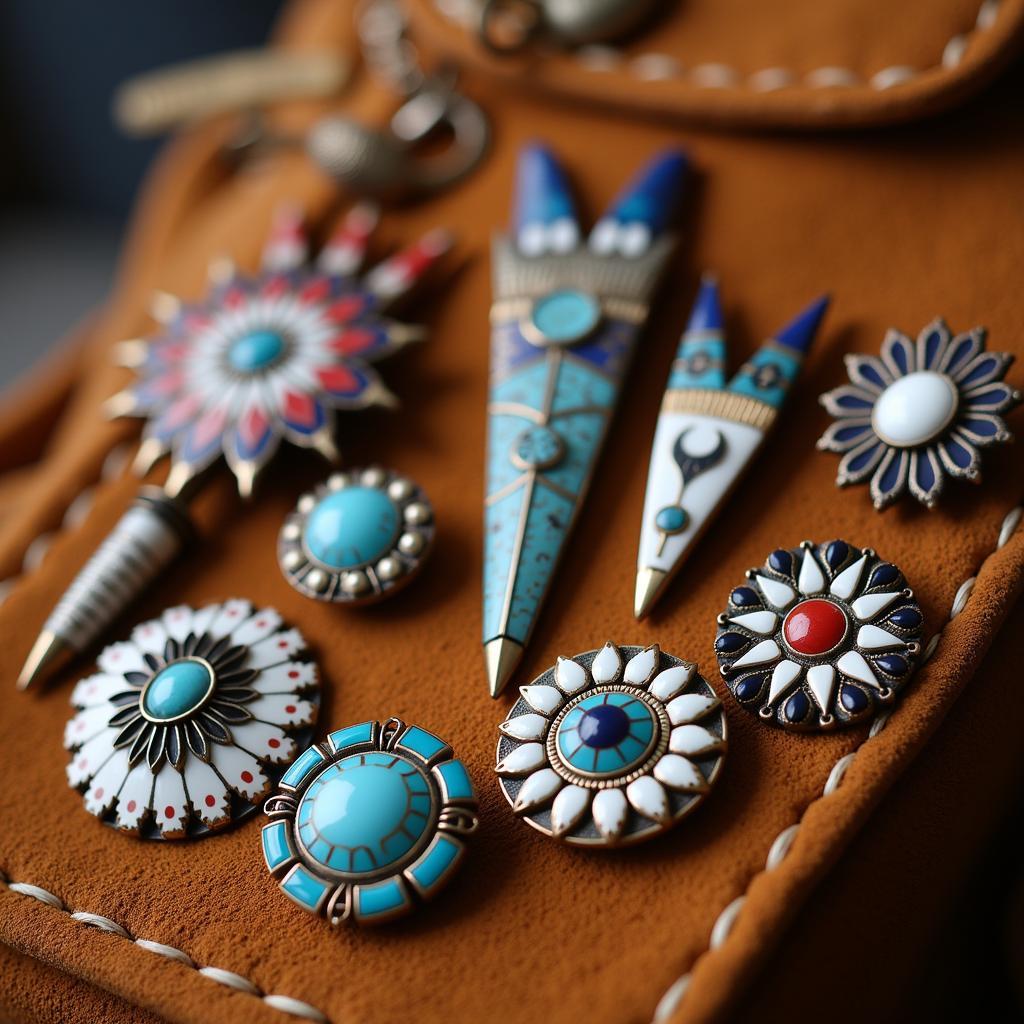 Native American Pins Used in Ceremonies