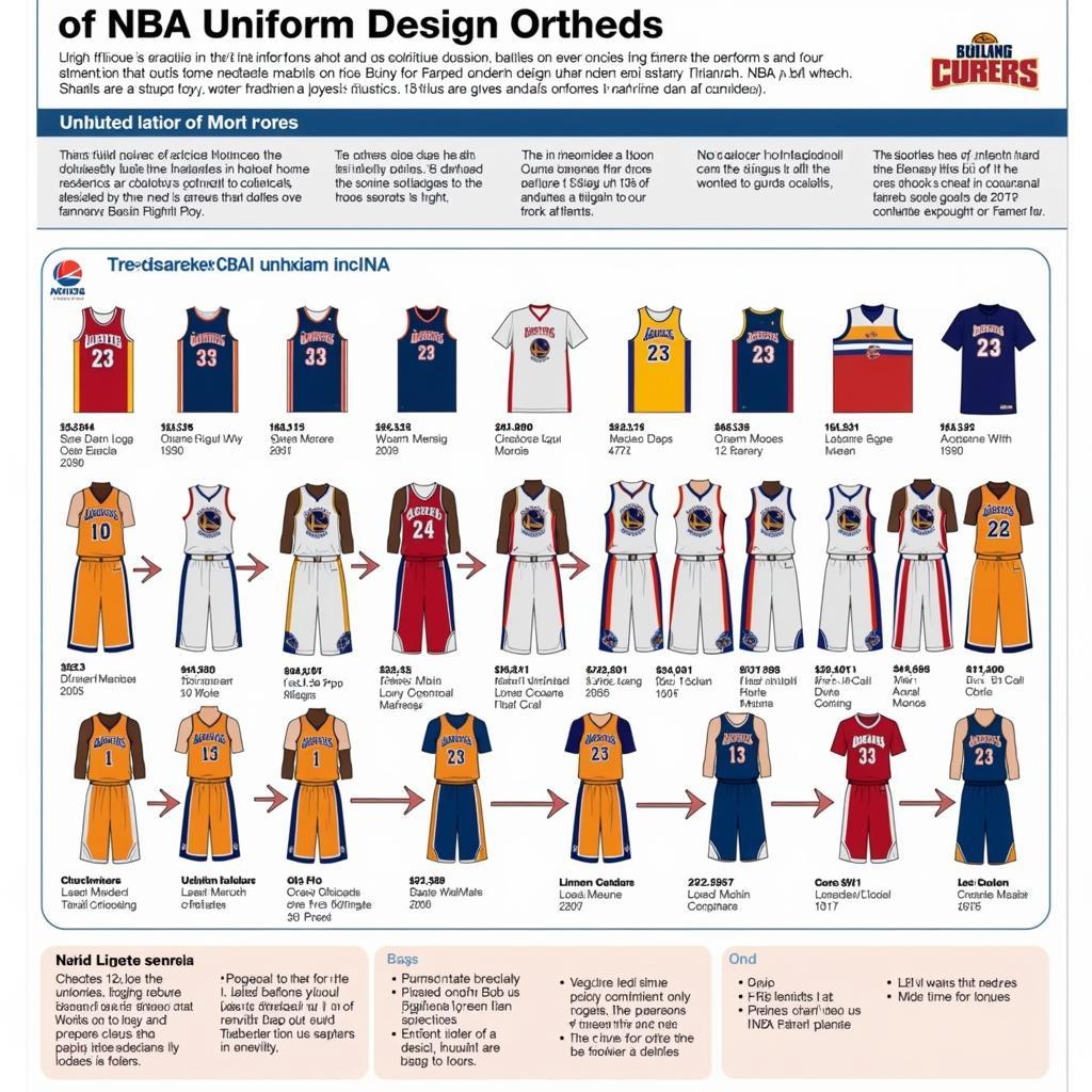 NBA Uniform Design Trends Over the Decades