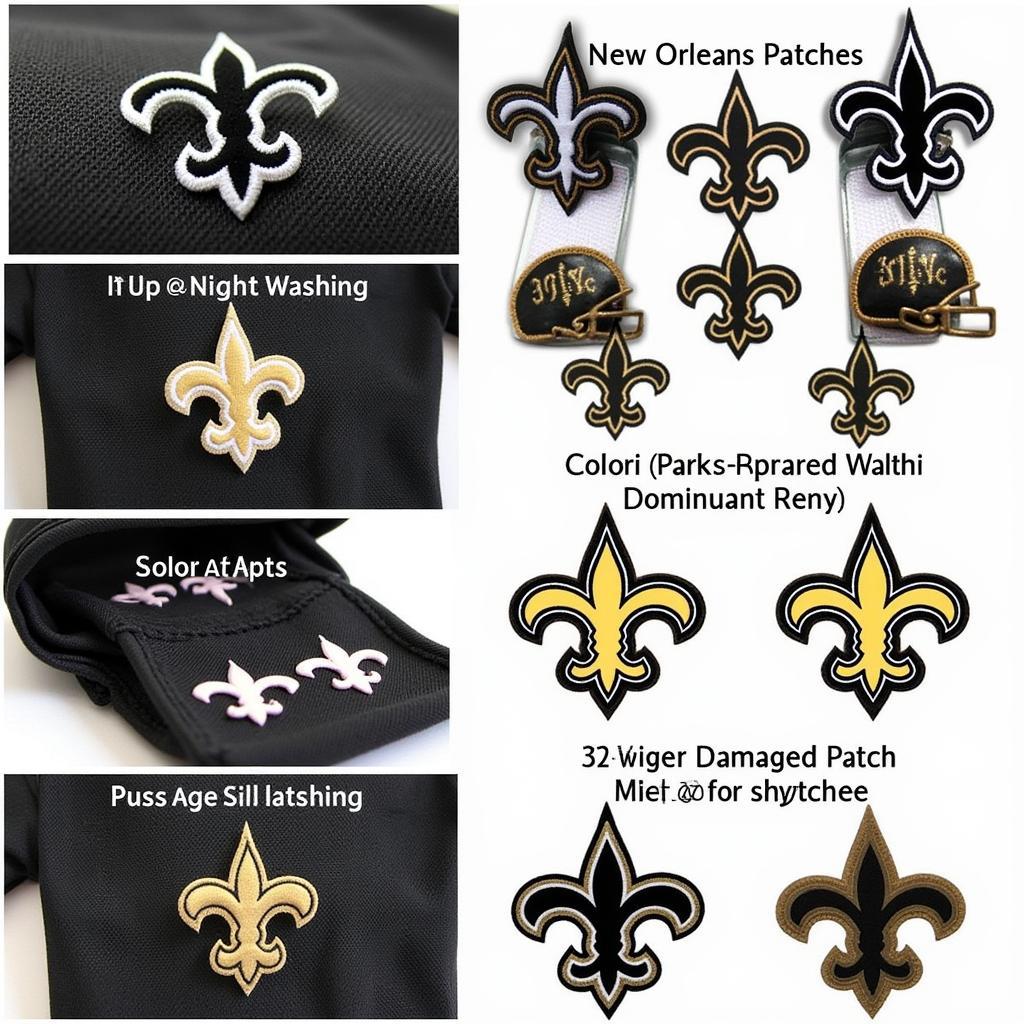 Caring for New Orleans Saints Apparel with Patches