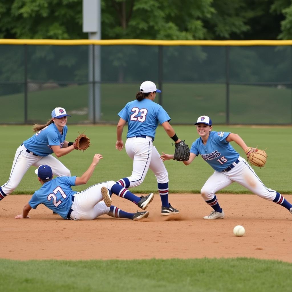 NJ Prime Softball Action Shot