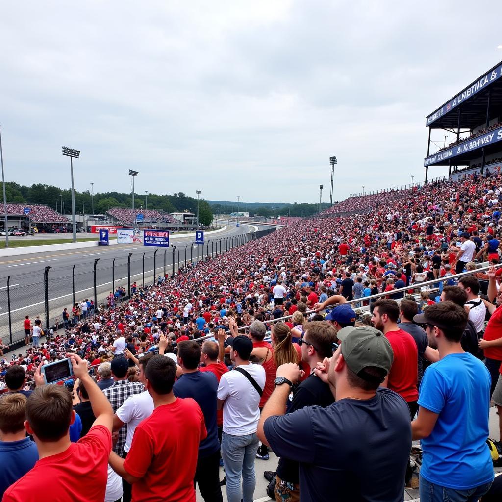 North Alabama Speedway Grandstands