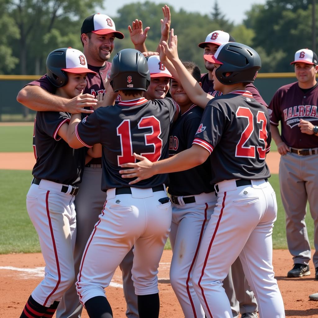 North Georgia Travel Baseball Team Celebration