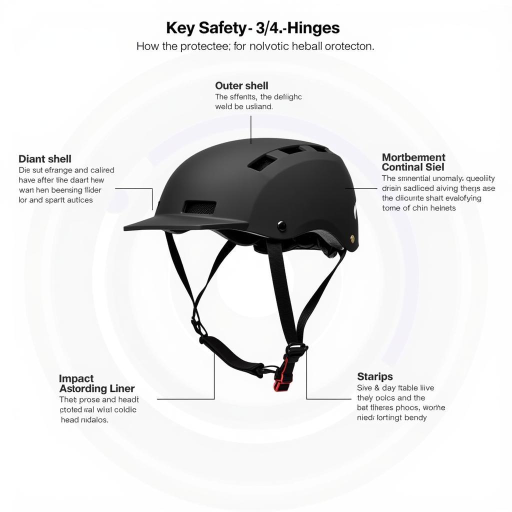 Novelty 3/4 Helmet Safety Features